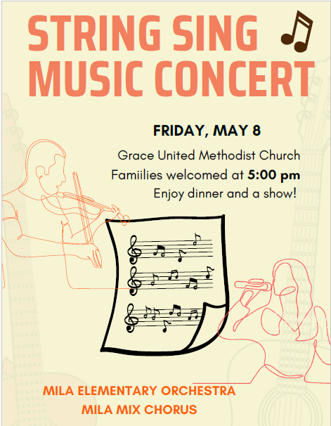 Strings Concert, Grace United methodist 5/8