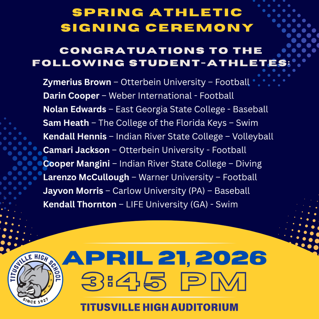 Spring Signing Ceremony