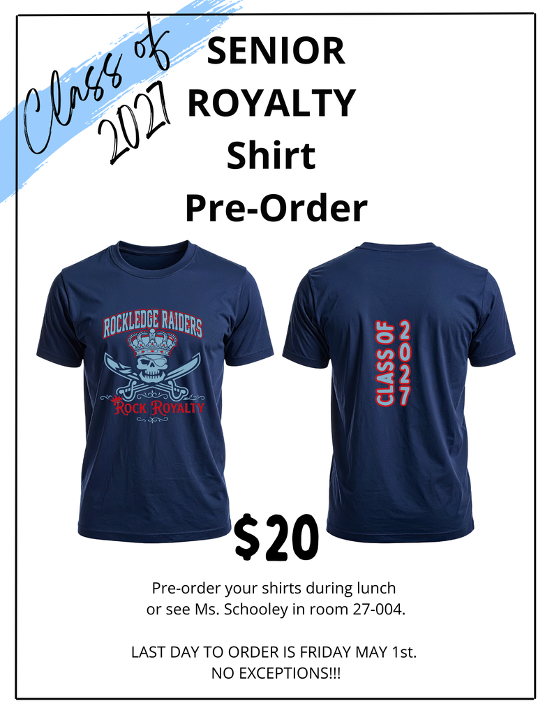 2027 tshirt preorder