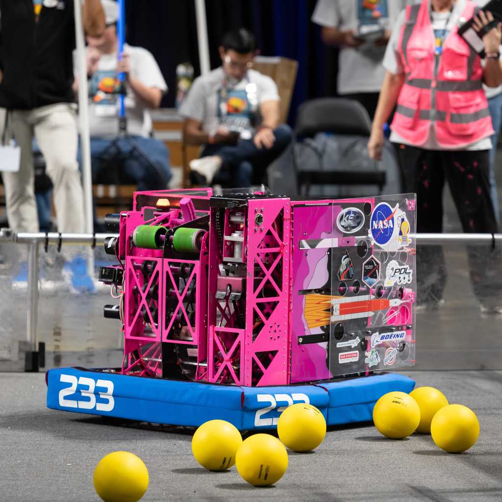 pink robot