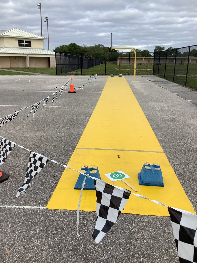 The  yellow solar car track