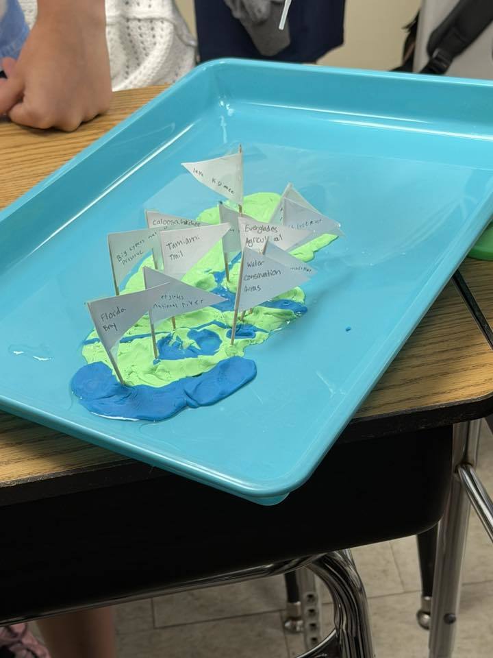 A finished clay model