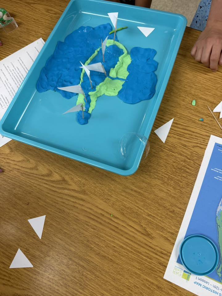 A finished clay model