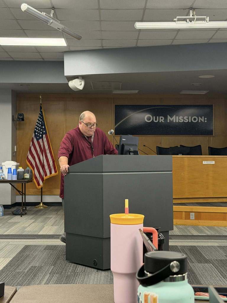 Rick Fletcher presenting