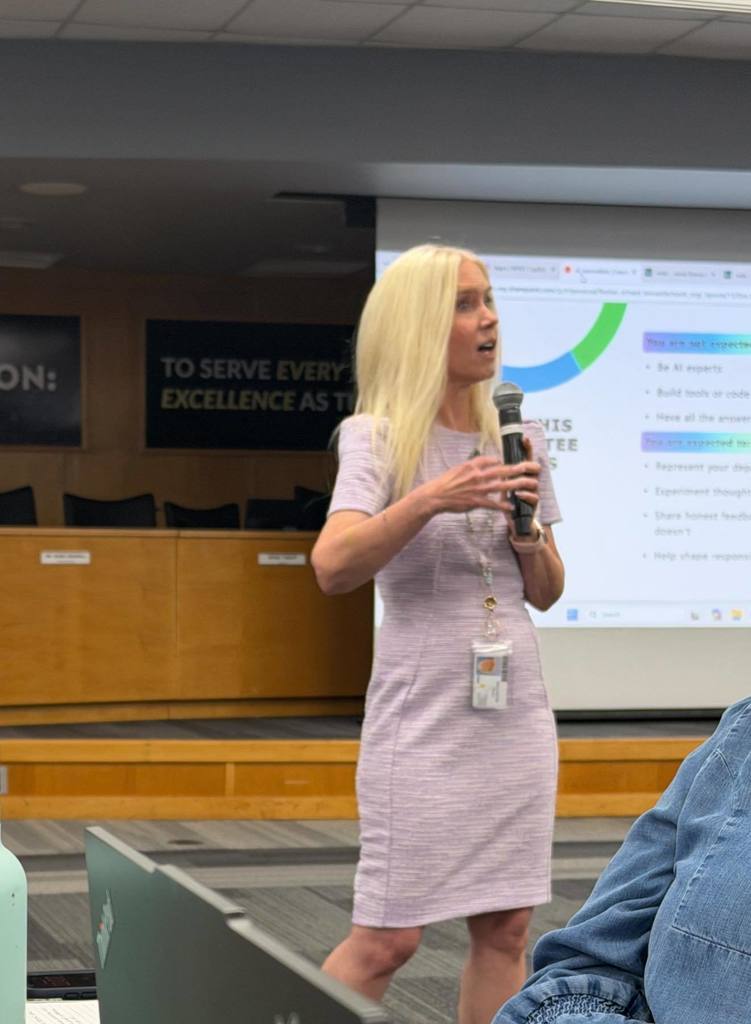 Dawn Bronstein presenting