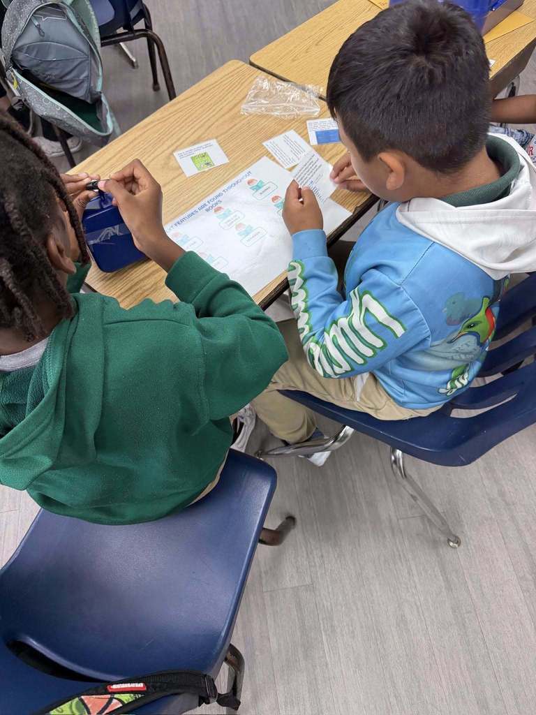 Students working on their Breakout EDU boxes