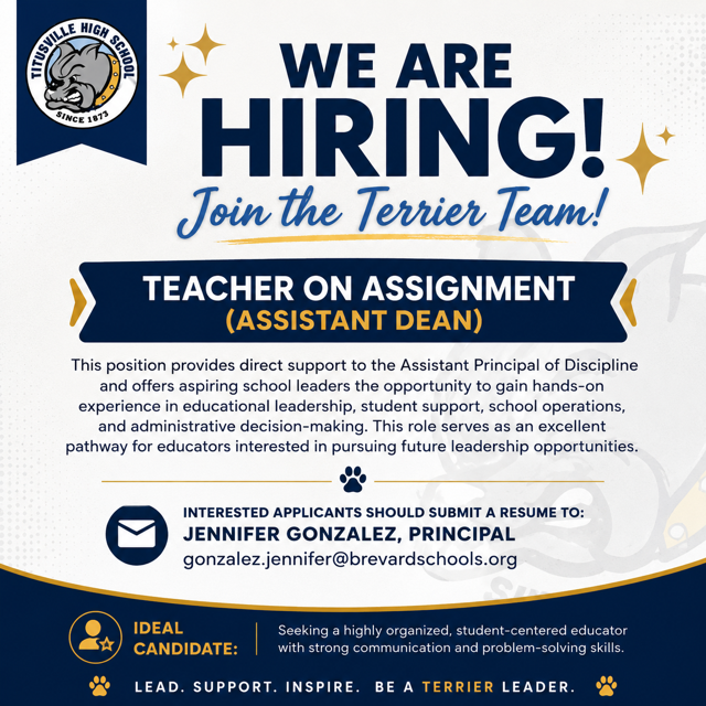 TOA hiring ad