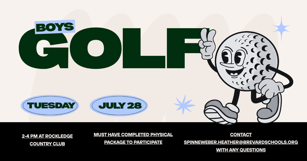 boys golf information