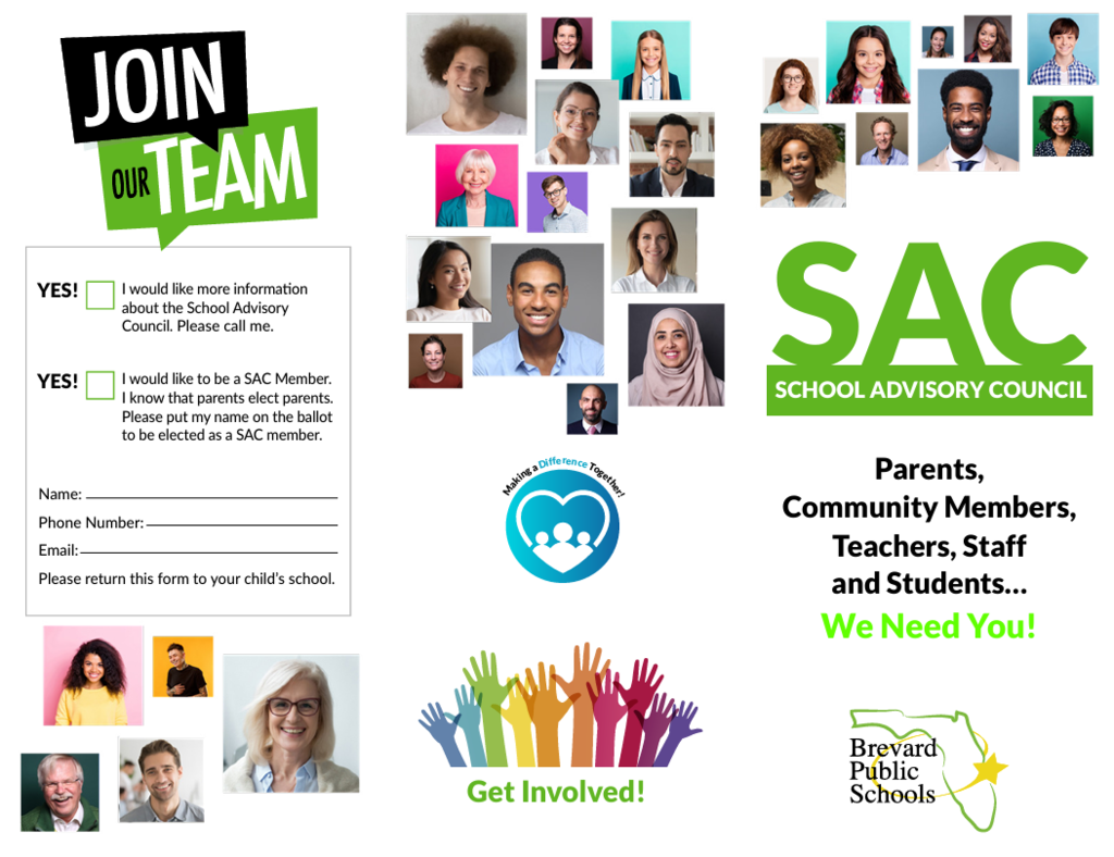 SAC - School Advisory Council Flyer