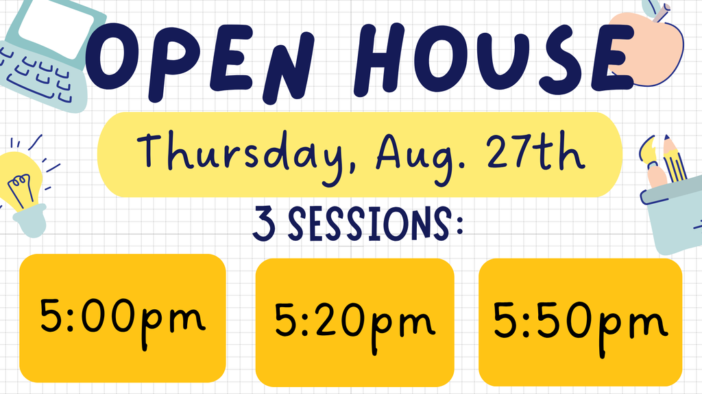 Open House 8-27-2026