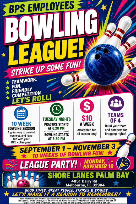 BPS EMPLOYEE Bowling League!  