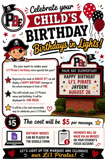 Celebrate your Child's Birthday in Lights!