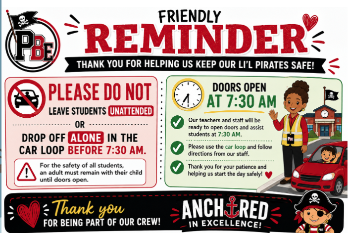 Doors Open at 7:30 AM