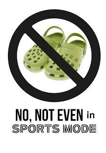 No Crocs Allowed