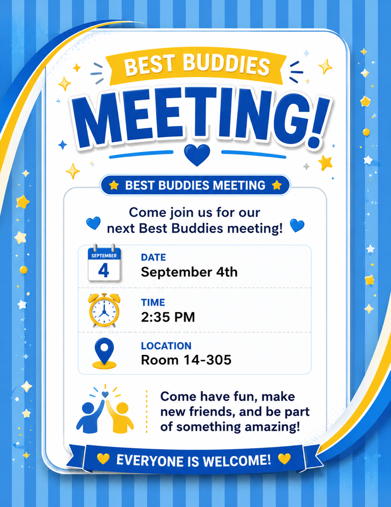 Best Buddies Meeting
