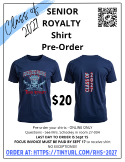 senior shirt pre-order