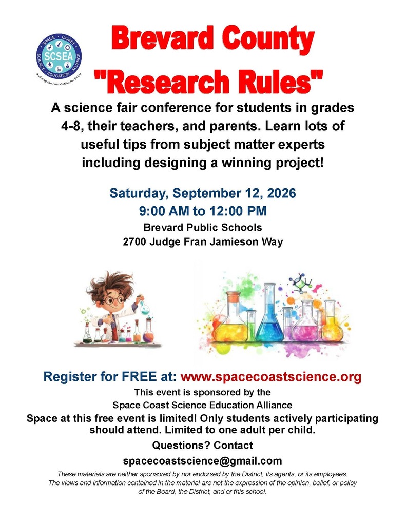 research rules flyer