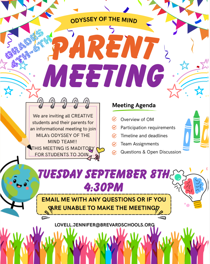 Odyssey of the Mind Meeting