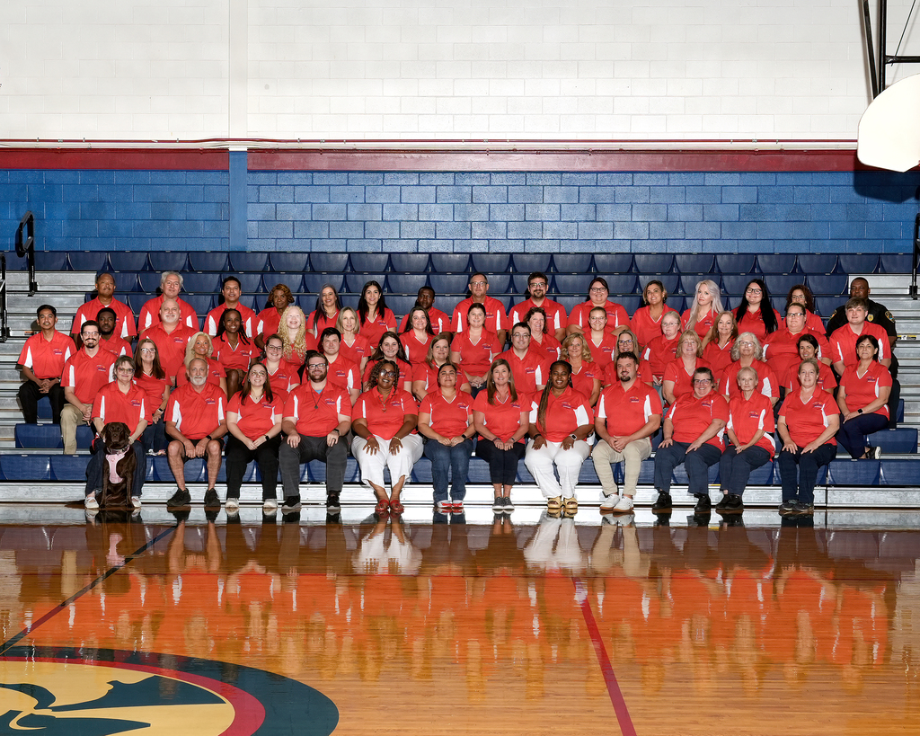Andrew Jackson Middle School all staff photo