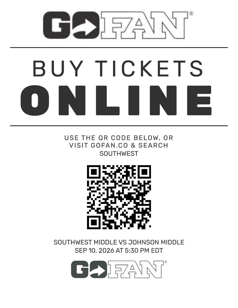 GO Fan logo. Buy basketballtickets online to the Southwest Vs. Johnson game with a QR Code