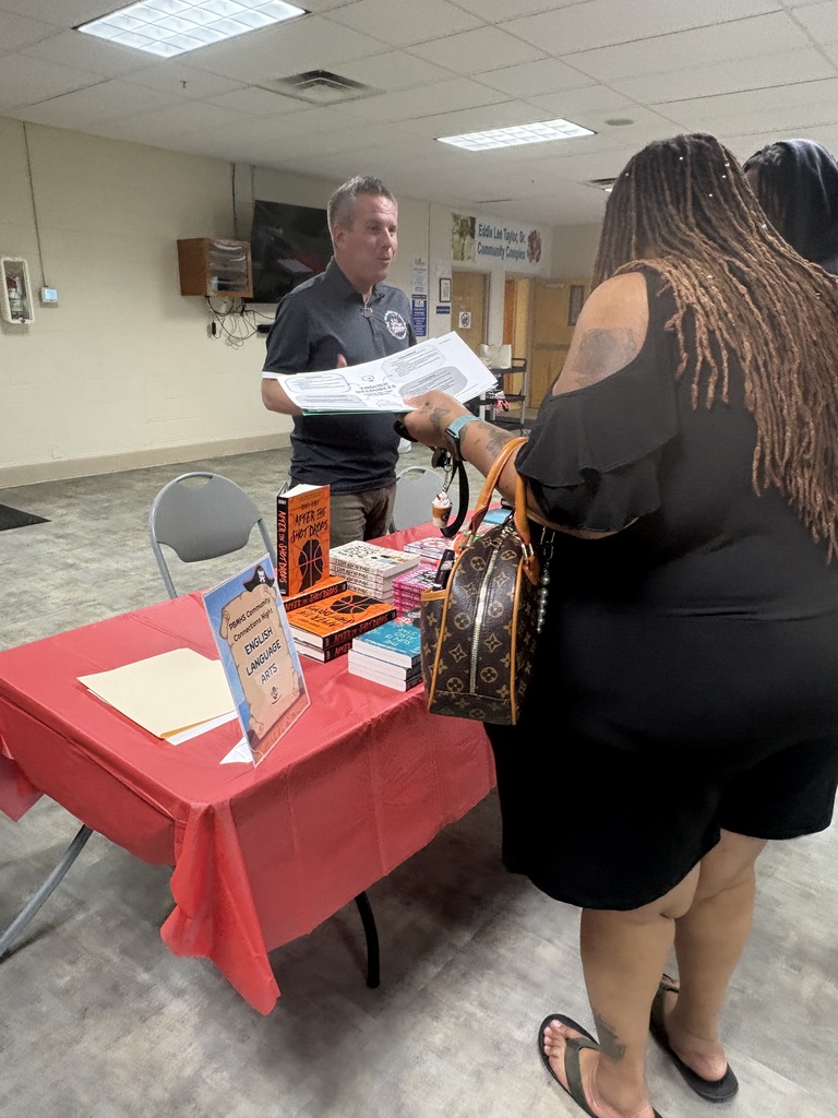 Mr. McLaughlin at Community Connections night