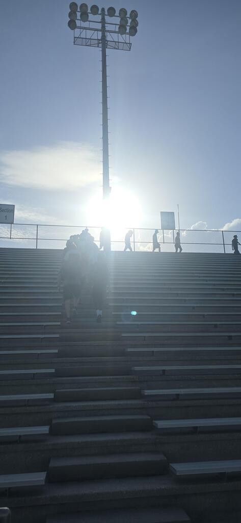 Students participating in 9/11 Memorial Stair Climb