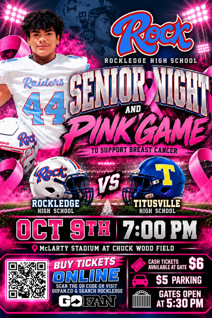 senior night and pink game