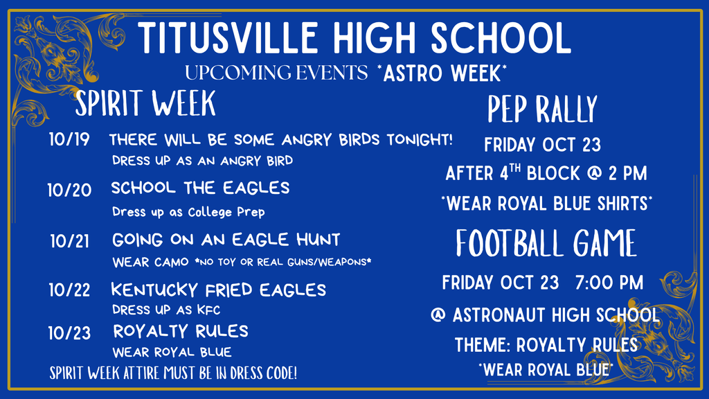 Rivalry Spirit Week