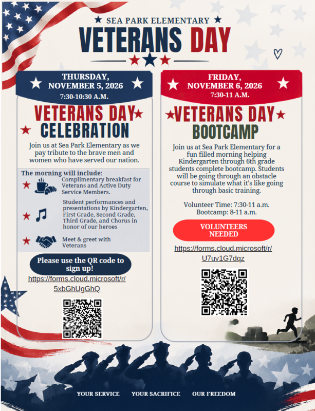 Veterans Day Sign Up