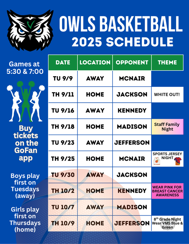 Basketball Schedule