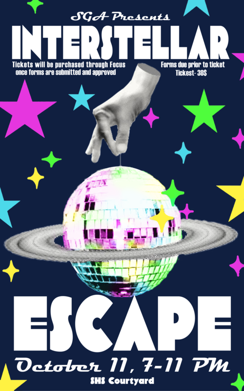 Homecoming Poster Disco Ball 