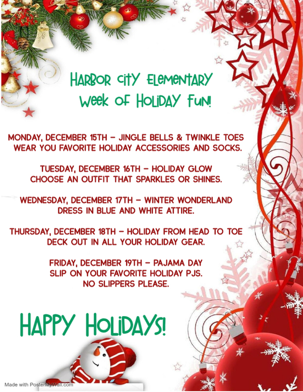 Week of Holiday Fun