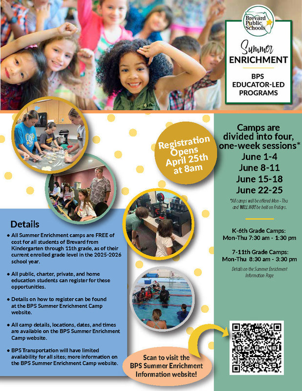 Summer Enrichment Flyer