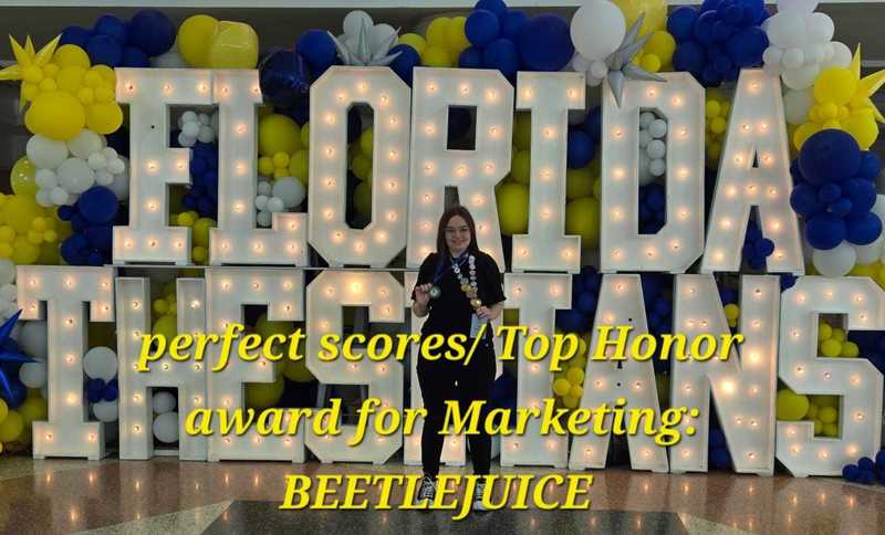 Thespian Troupe 2606 at State Conference