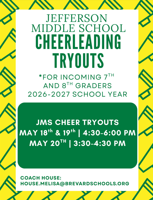 Cheerleading Tryout info