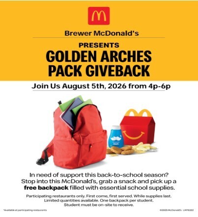 McDonald's Backpack Giveaway