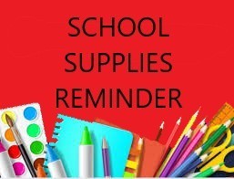 BCS School Supply Kits will be provided for all grades during the 2025-26 school year.