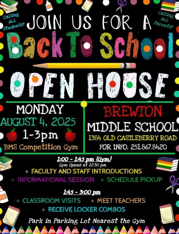 BMS Back to School Open House