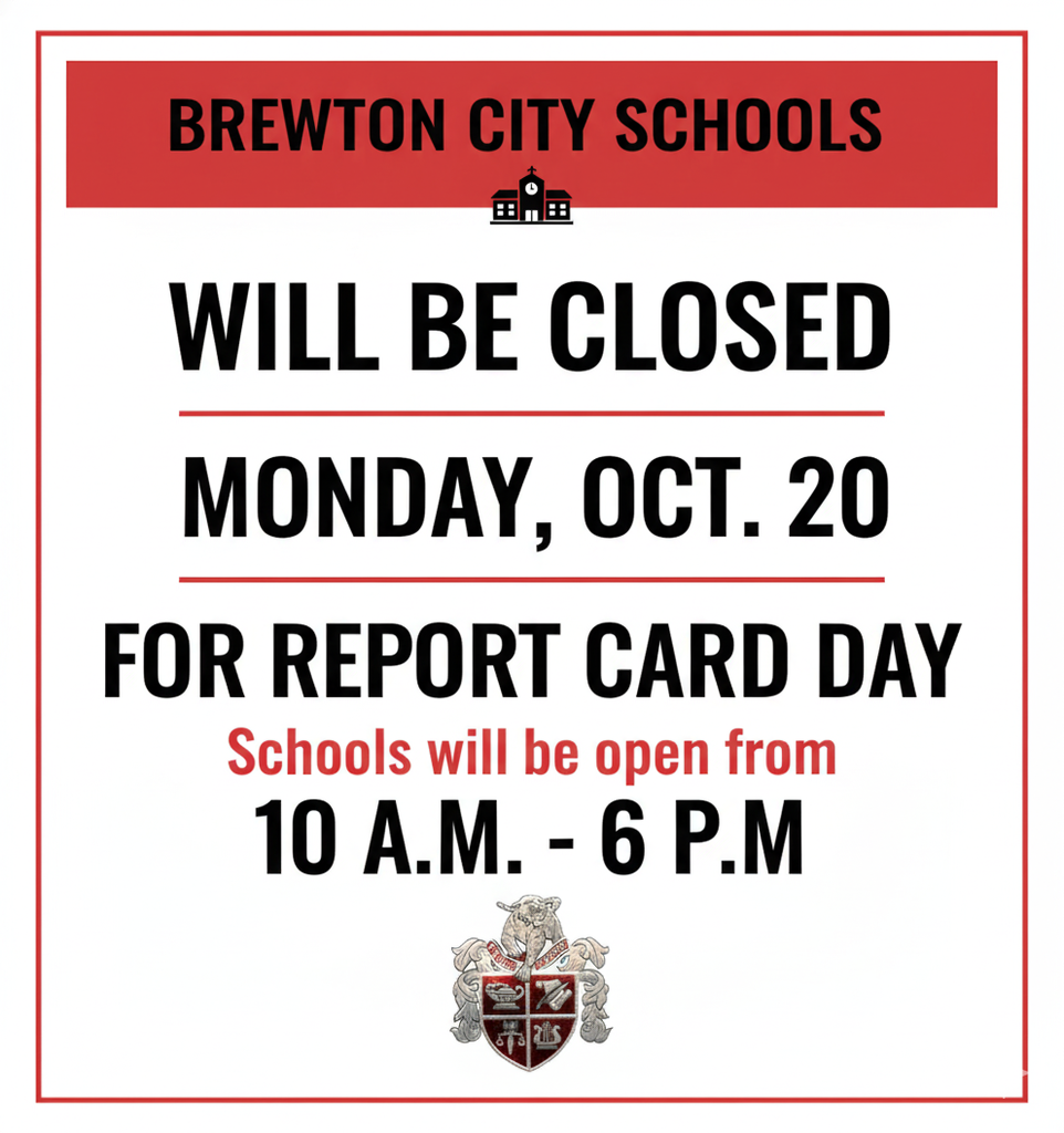 BCS will be closed Monday, Oct. 20 for Report Card Day. Teachers will work this day, but there will be no school for students.