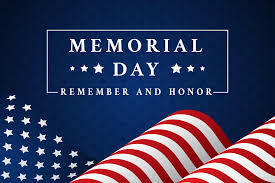 All BCS schools and offices will be closed Monday, May 25 for Memorial Day.