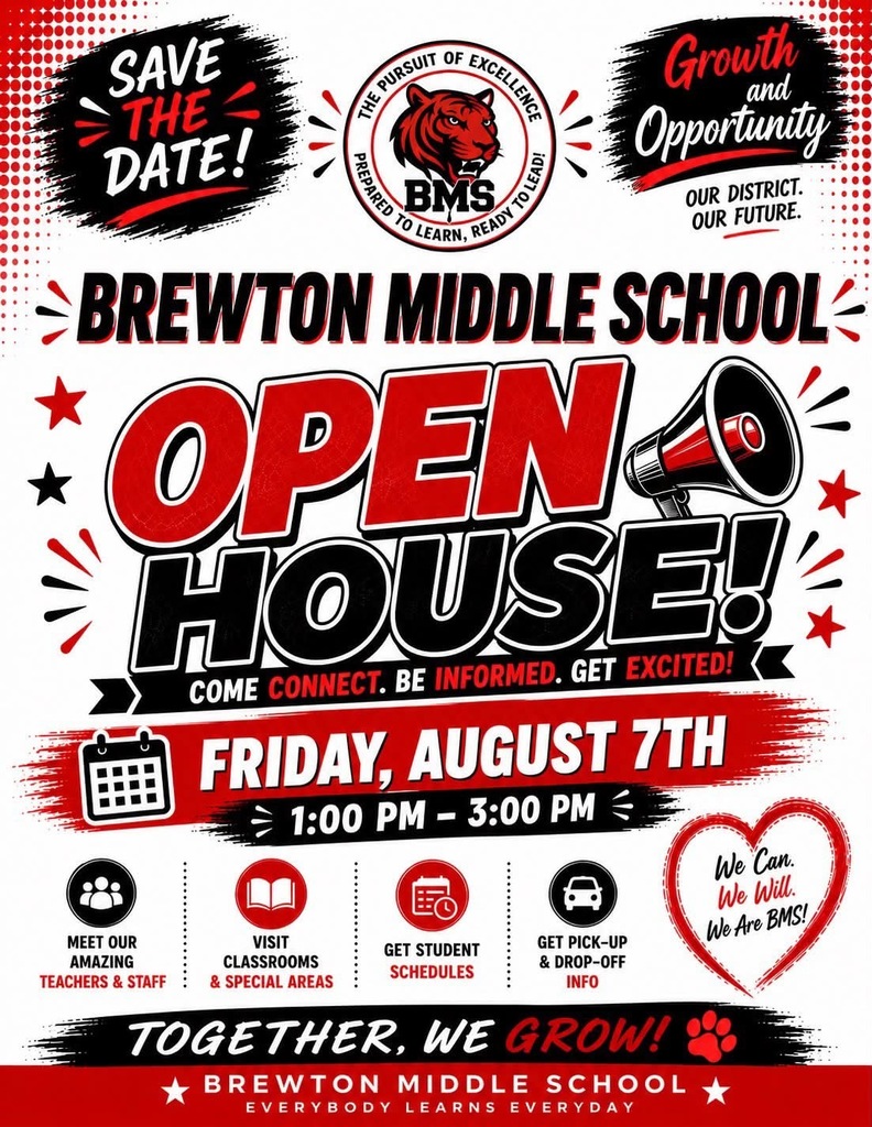 BMS will have open house Friday, August 7 from 1-3 p.m.