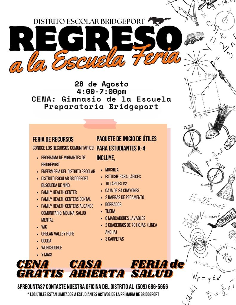 Back to School flyer Spanish