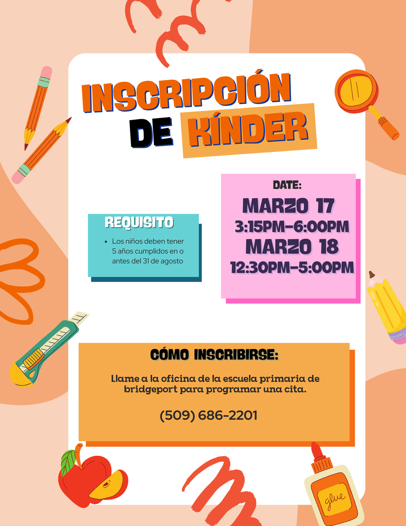 Kindergarten Registration SPAN.