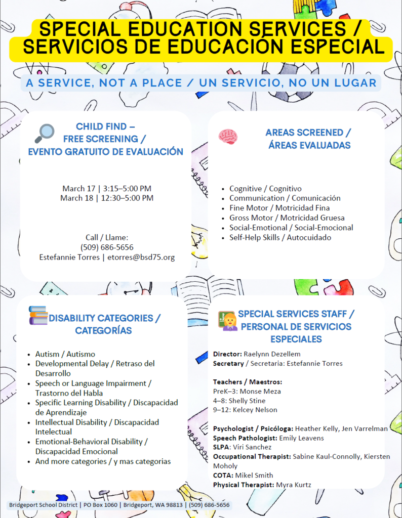 Child Find Screenings