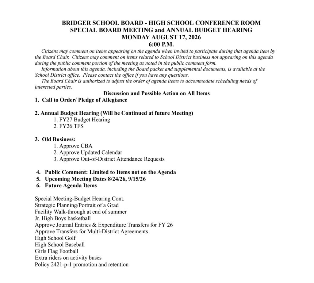 Agenda 8-17-26