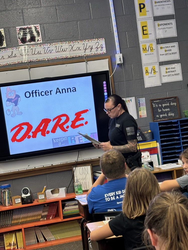 5th - Started DARE with Officer Anna