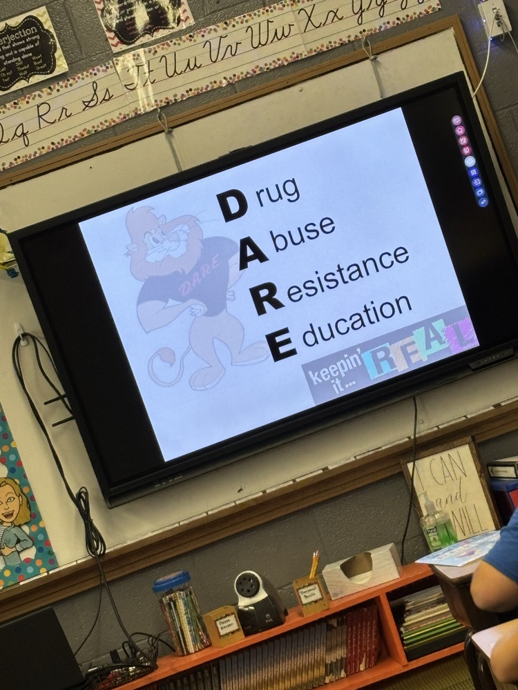 5th - Started DARE with Officer Anna