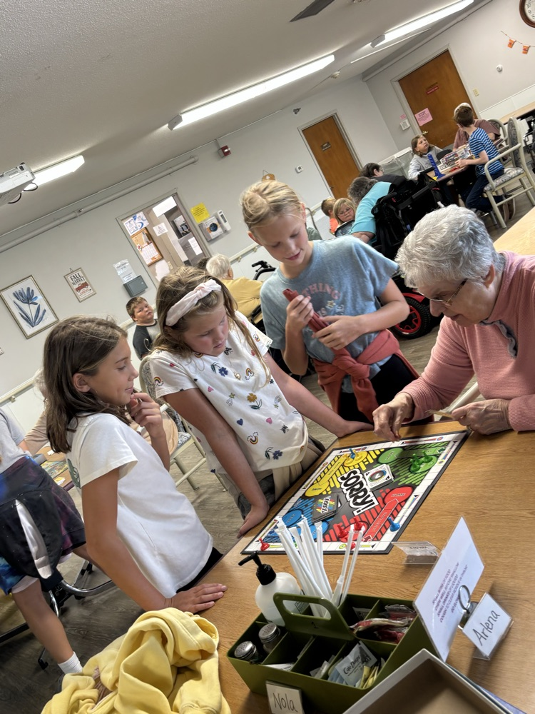 5th - Board games at the nursing home!