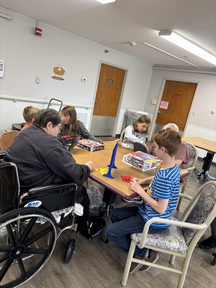 5th - Board games at the nursing home!