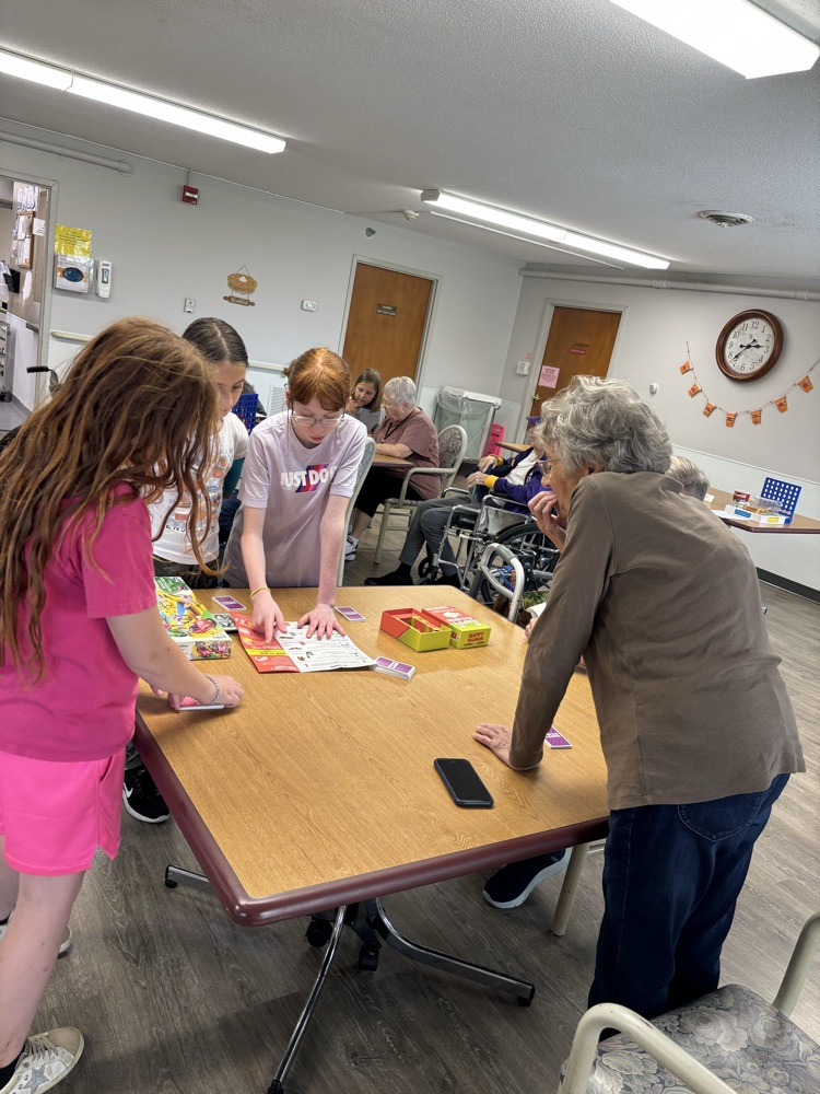 5th - Board games at the nursing home!